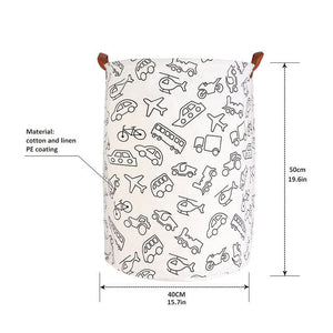 Folding Toys Basket Round Large Hamper