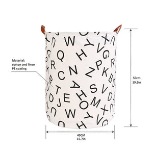 Folding Toys Basket Round Large Hamper
