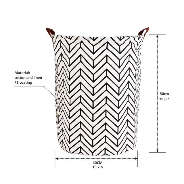 Folding Toys Basket Round Large Hamper
