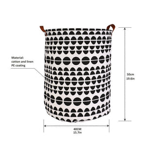 Folding Toys Basket Round Large Hamper