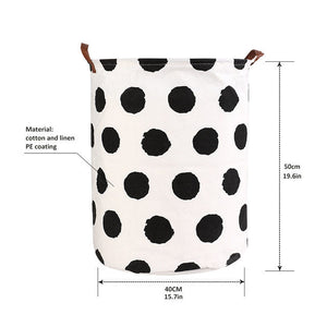 Folding Toys Basket Round Large Hamper