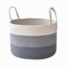 Cotton Rope Storage Basket Laundry Hamper