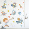 Cartoon Wall Decals Dogs in Sky