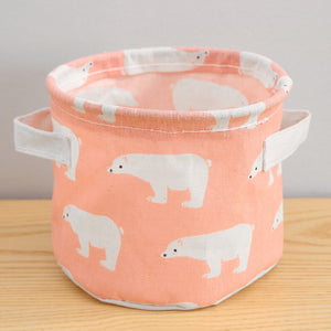 Nursery Storage Basket Flamingo & Bear