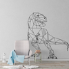 Cartoon Wall Decal Geometric Dinosaur T-Rex