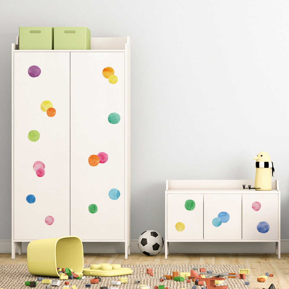 Pattern Wall Decals Watercolor Dots