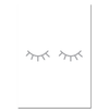 Lovely Rabbit And Eyes Nursery Canvas Posters