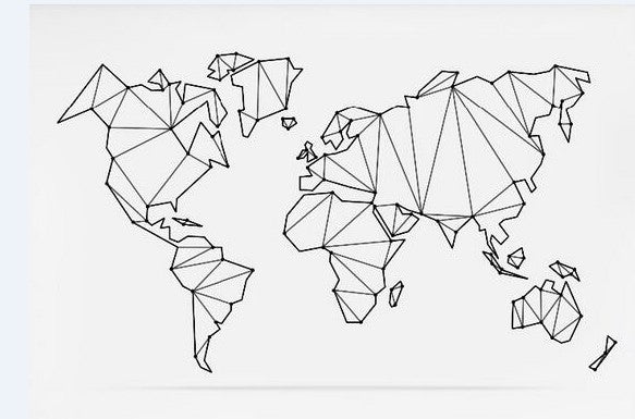 Wall Sticker Geometric World