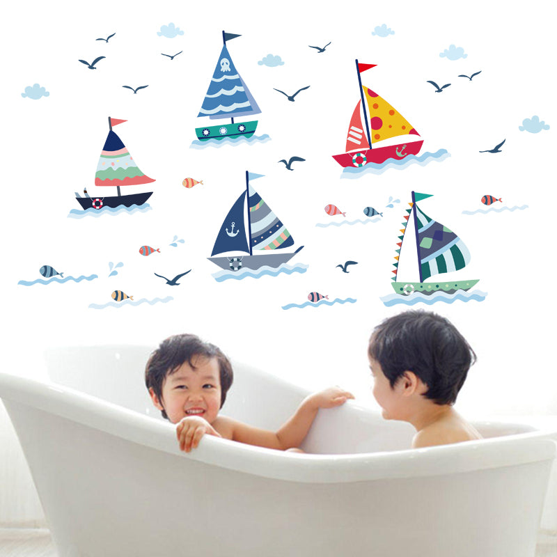 Cartoon Wall Decals Happy Kid Designs