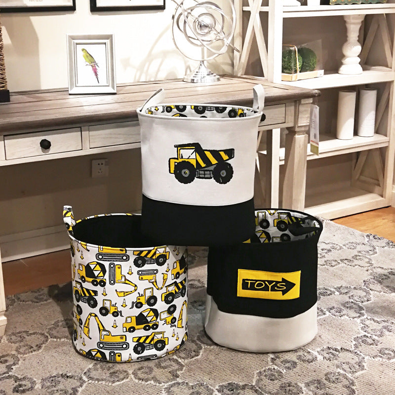 Cartoon Toy storage bucket Laundry Hamper