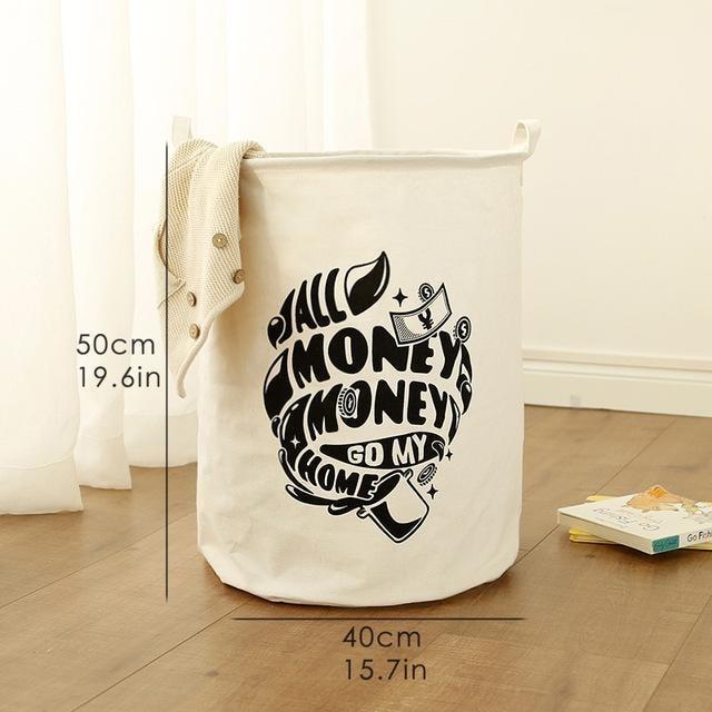 Fabric Laundry hamper storage basket