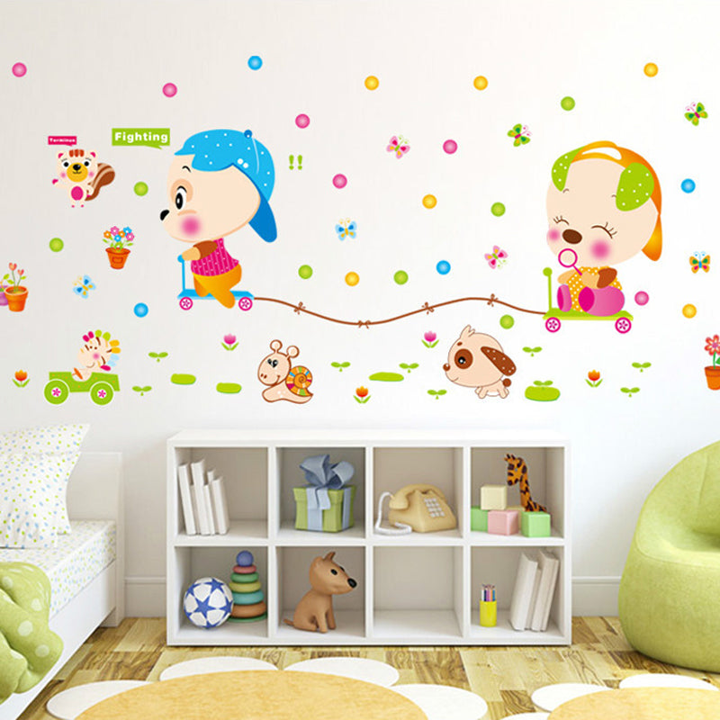 Cartoon Wall Decals Happy Kid Designs