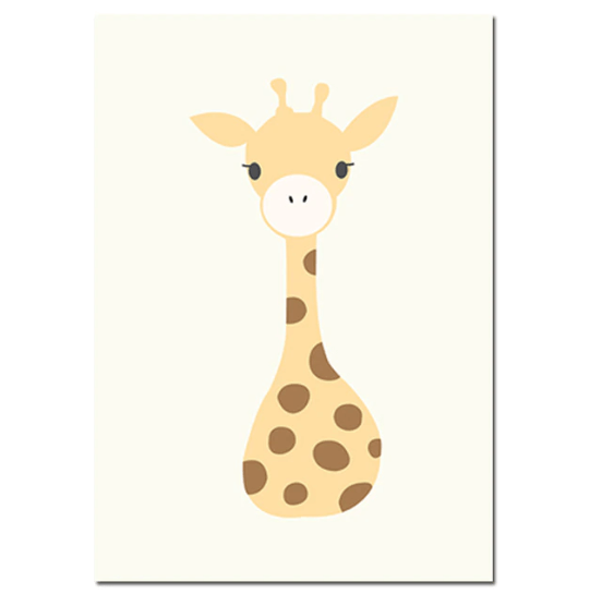 Animal Painting Art Nursery Canvas Posters