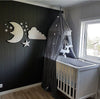 Children's Room Decoration Clouds And Moon Wall Stickers Soft Decoration Photo Background