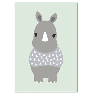 Animal Painting Art Nursery Canvas Posters