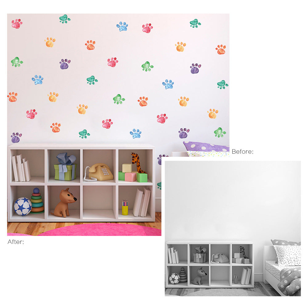 Pattern Wall Decals Rainbow Clouds
