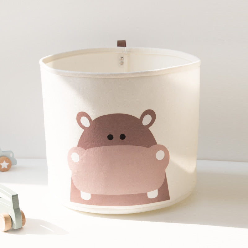 Cute Print Felt Toy Storage Basket