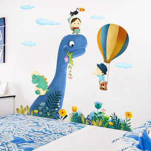 Cartoon Wall Decals Dinosaur Paradise - Large