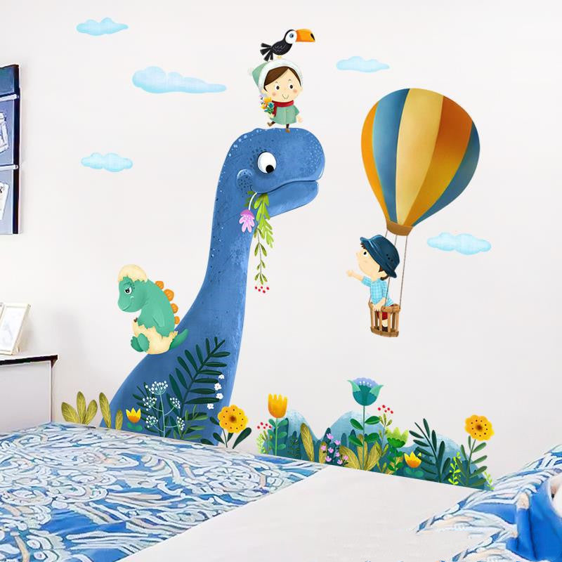 Cartoon Wall Decals Dinosaur Paradise - Large