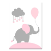 Pink Animals Nursery Canvas Posters