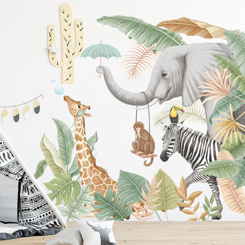 Cartoon Wall Decals Funny Animals