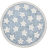 Nordic Area Round Rug Stars