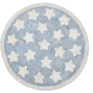 Nordic Area Round Rug Stars