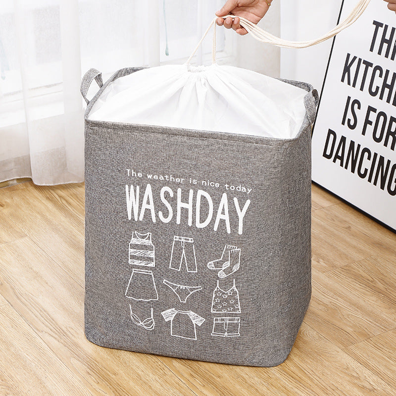 Collapsible Storage Basket Laundry Hamper