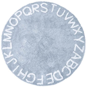 Round Rug Circle ABC Alphabet