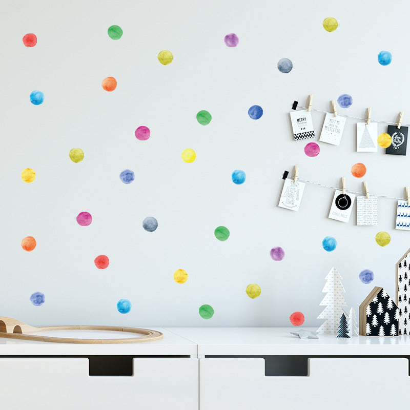 Pattern Wall Decals Colorful Dots