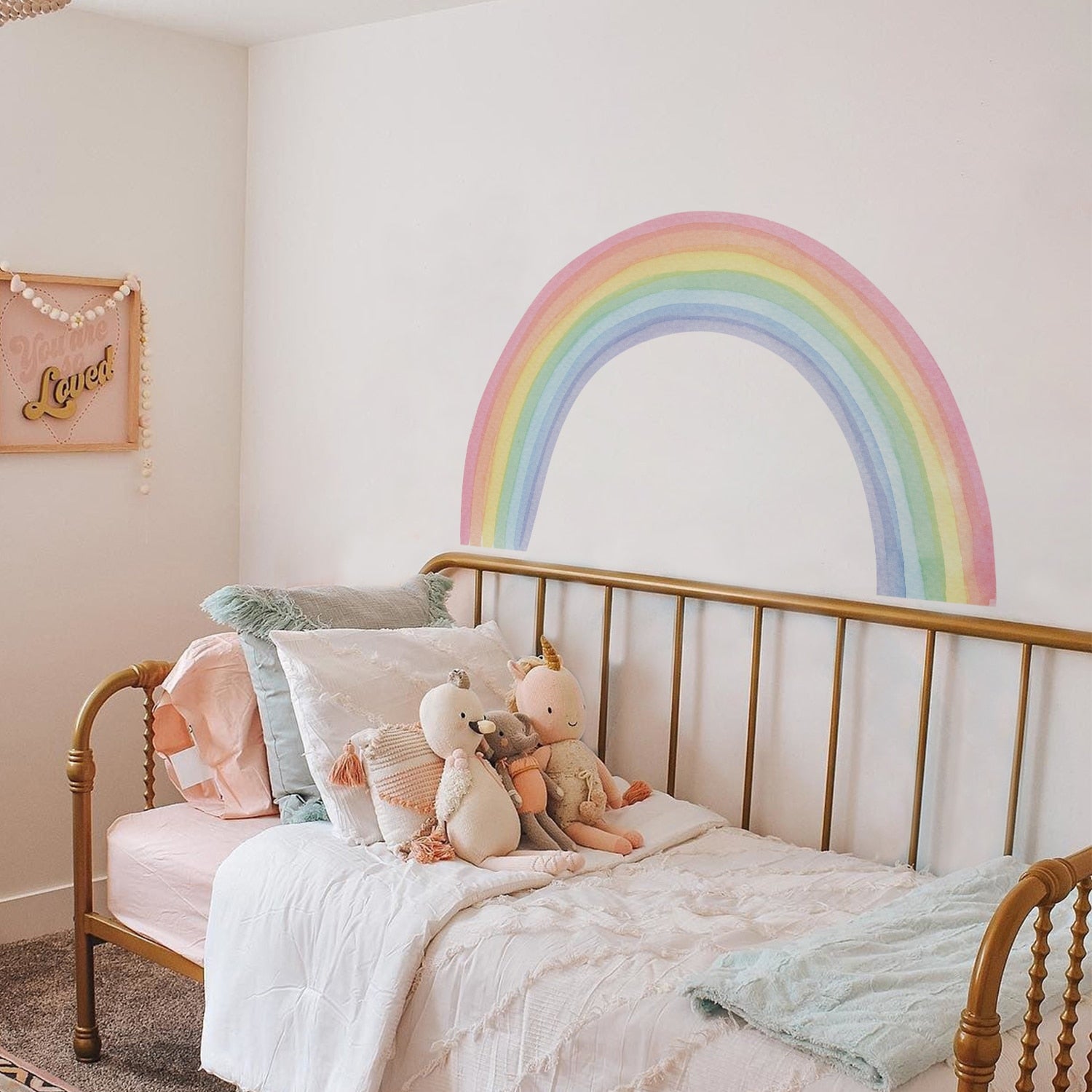 Watercolor Classic Rainbow Wall Decal
