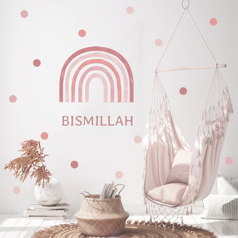 Boho Wall Decals Rainbows