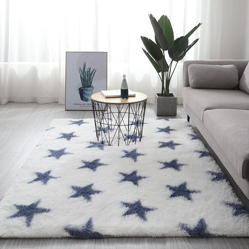 Pattern Fluffy Thick Area Rug