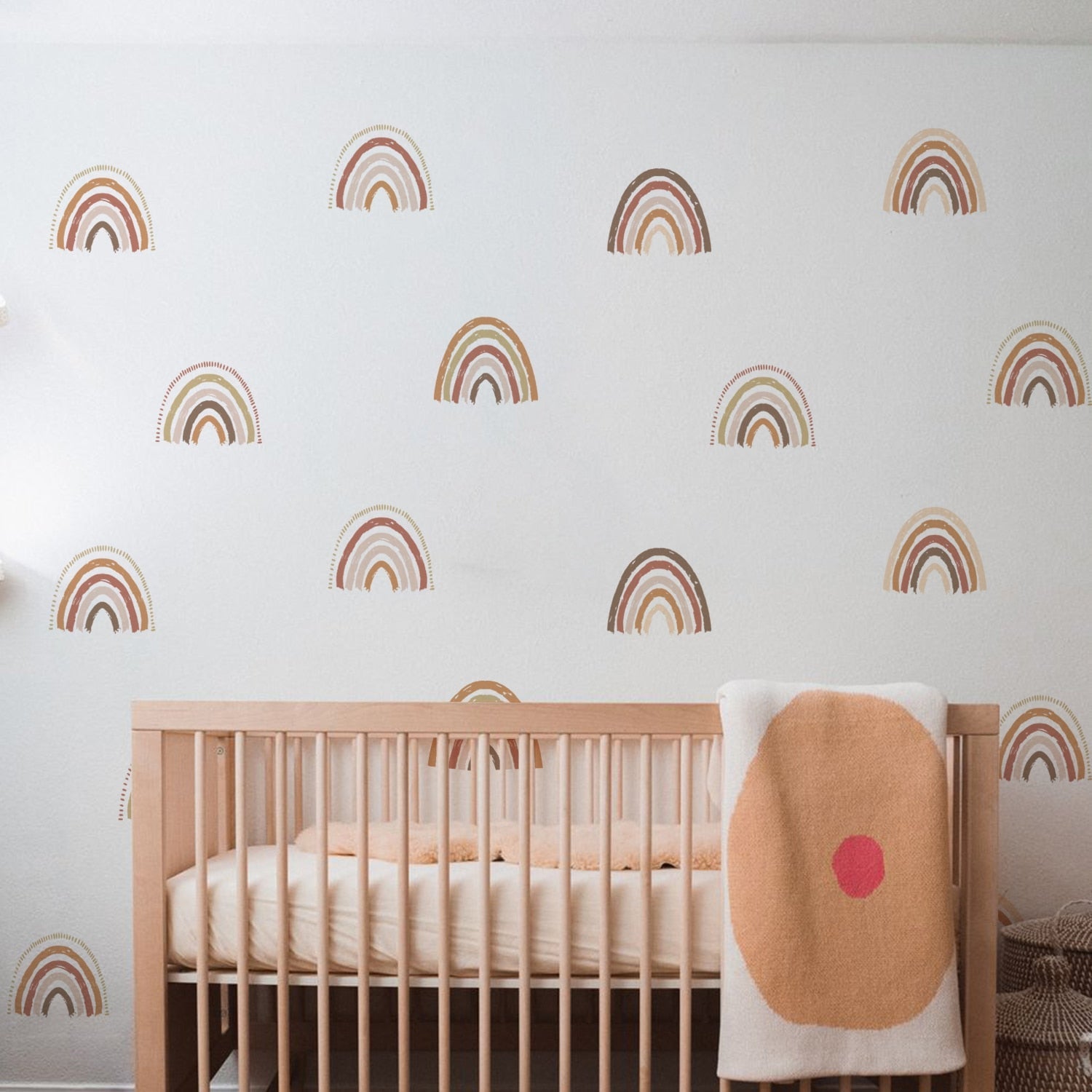 Small Colorful Rainbows Wall Decals