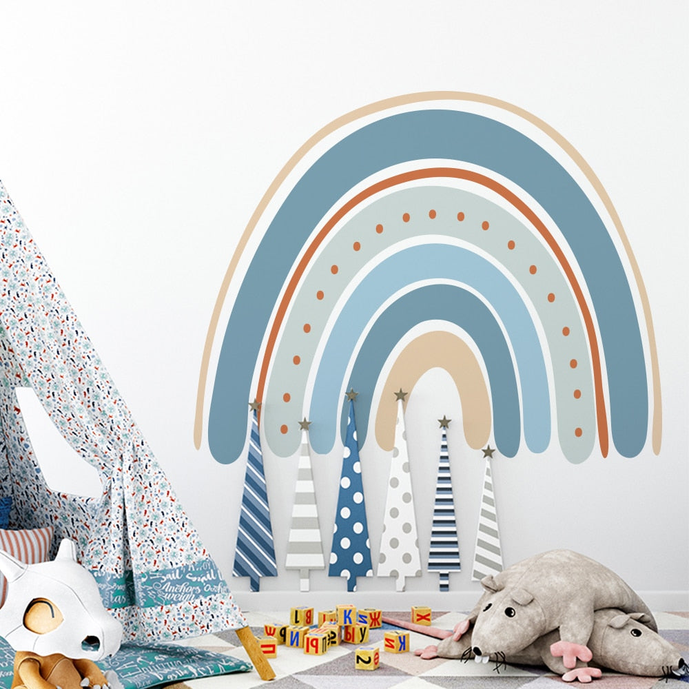 Cartoon Rainbows Wall Decals