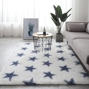 Pattern Fluffy Thick Area Rug