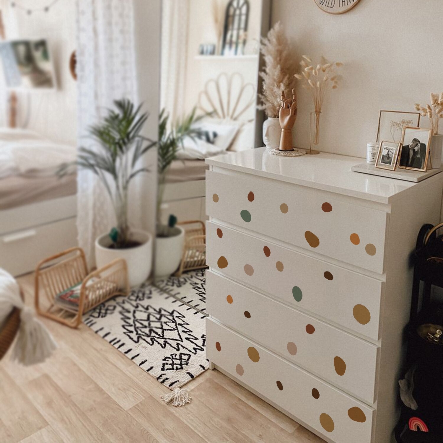 Pattern Wall Decals Polka Dot Styles