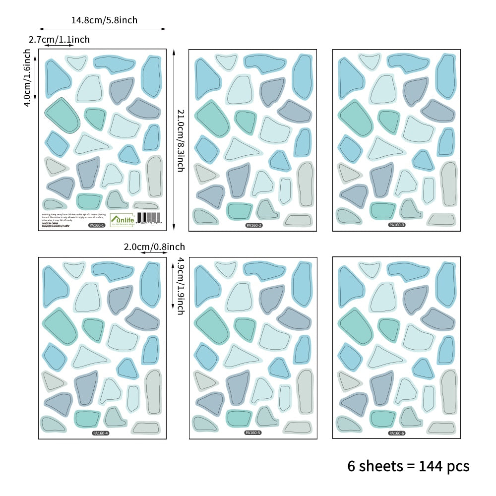 Wall Decals Terrazzo Abstract Pattern