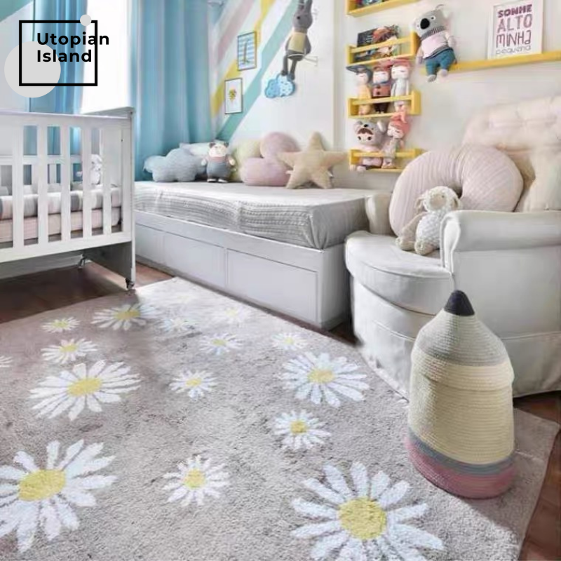 Square Area Rug Stars