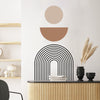 Boho Abstract Geometric Rainbow Wall Decal