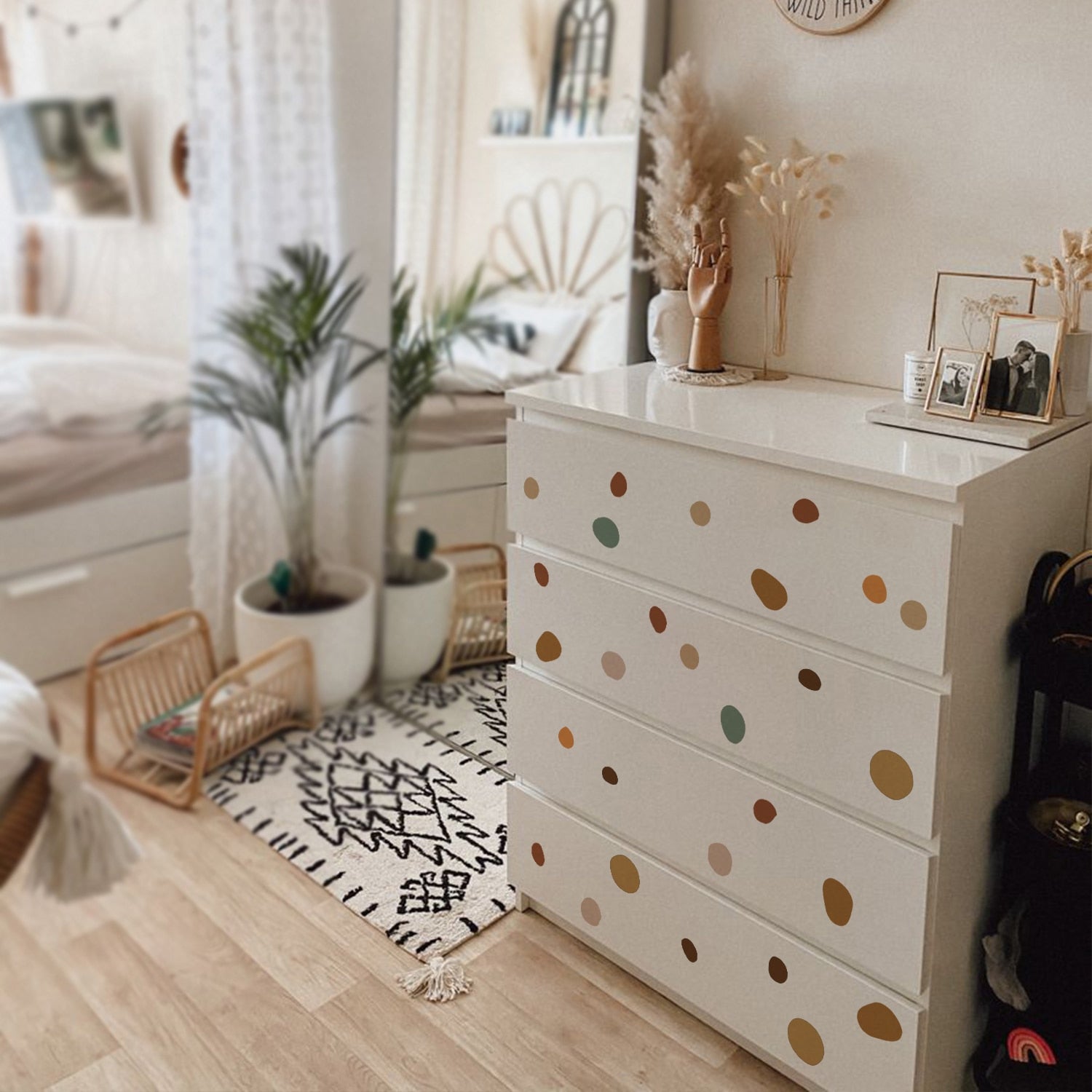 Pattern Wall Decals Polka Dot Styles