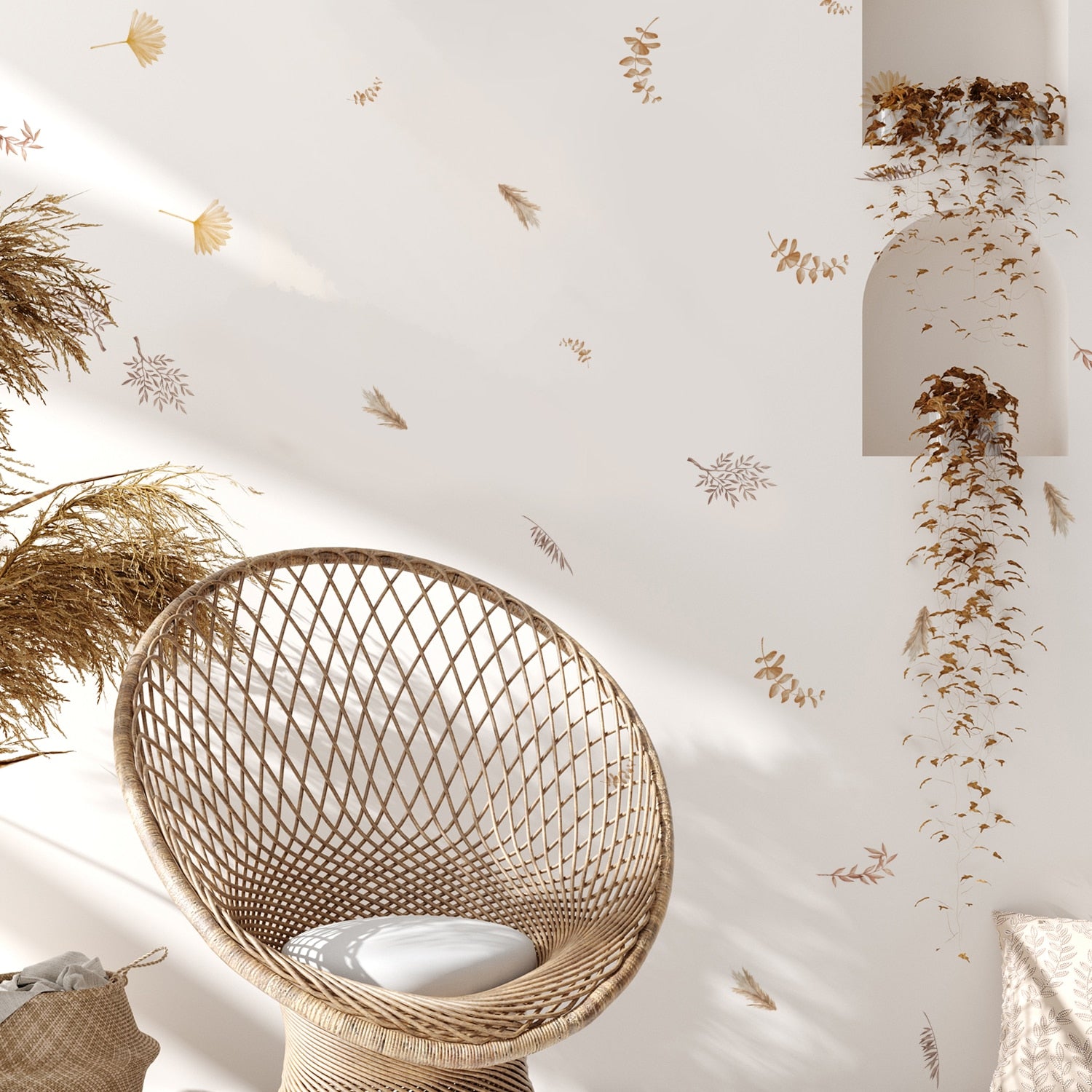 Pattern Wall Decals Boho Flowers