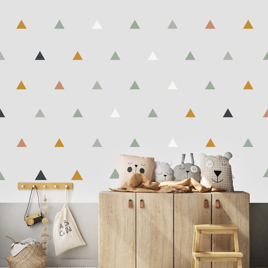 Nursery Wall Decals Triangle Geometric