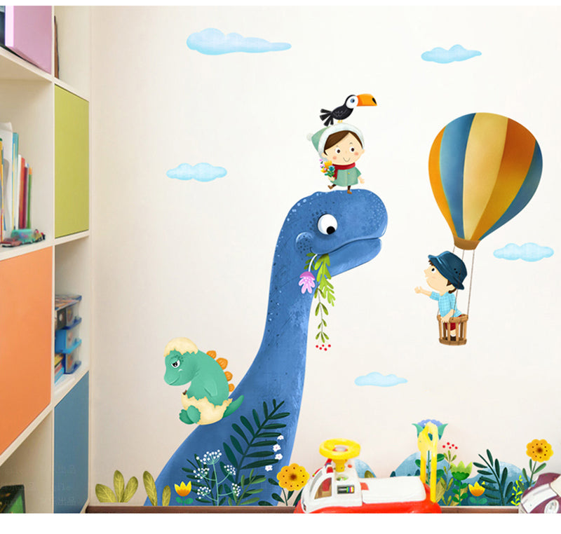 Cartoon Wall Decals Dinosaur Paradise - Large