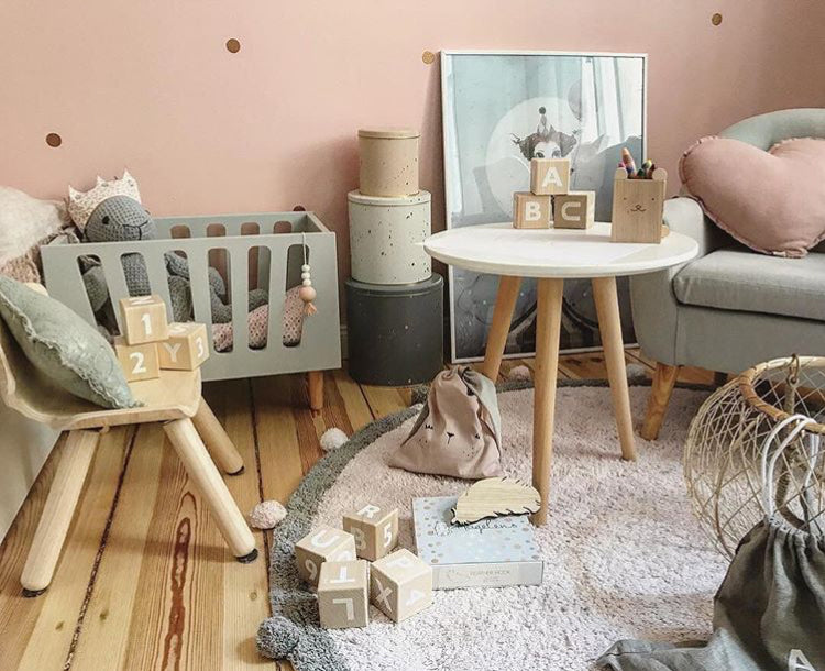 Nordic Cute Soft Round Rug