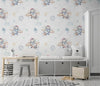 Cartoon Airplanes and Balloons Wallpaper Mural