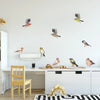 Nursery Wall Decals Birds Tit Finch Sparrow