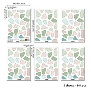 Wall Decals Terrazzo Abstract Pattern