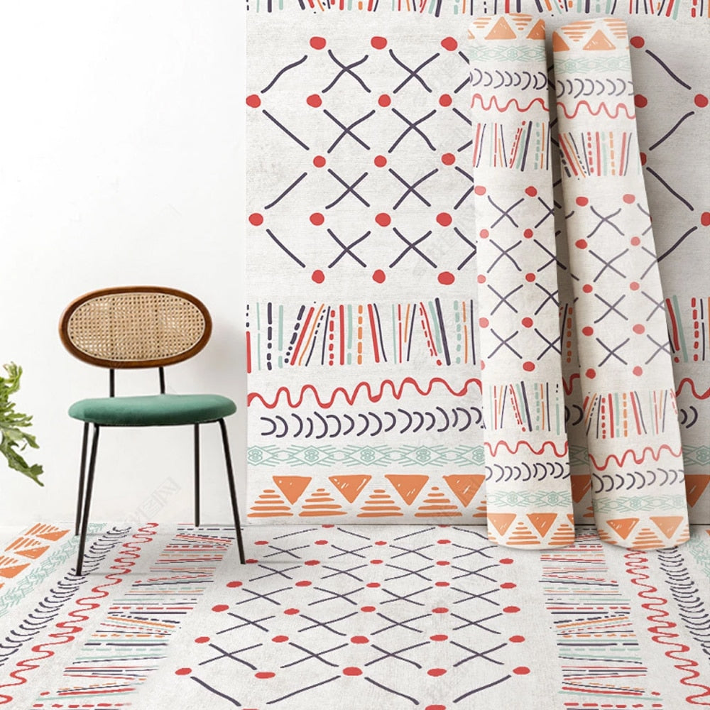 Bohemian Pattern Rectangle Area Rug