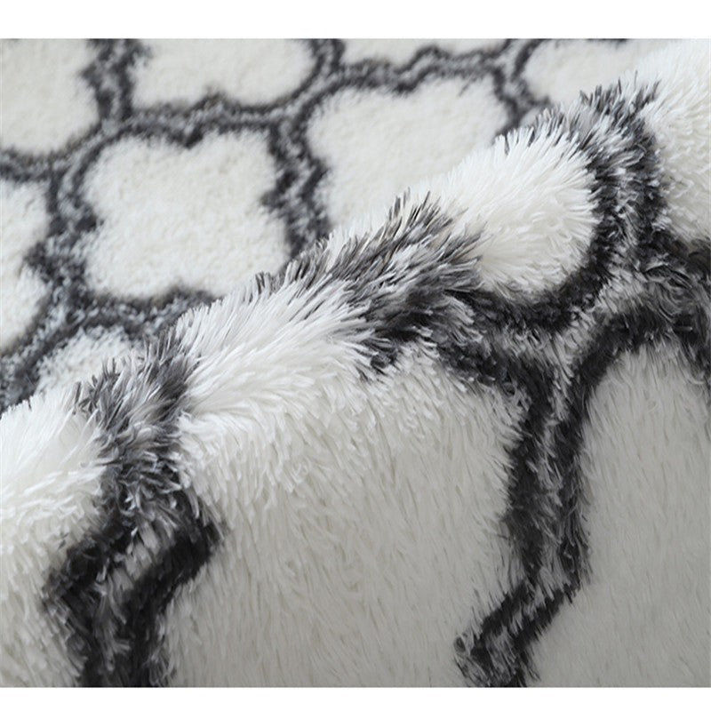 Pattern Fluffy Thick Area Rug